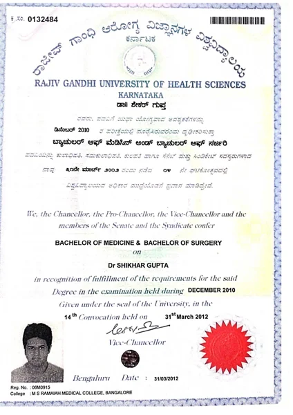 Certificates
