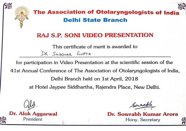 Certificates