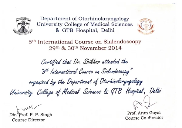 Certificates