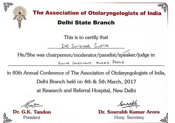 Certificates